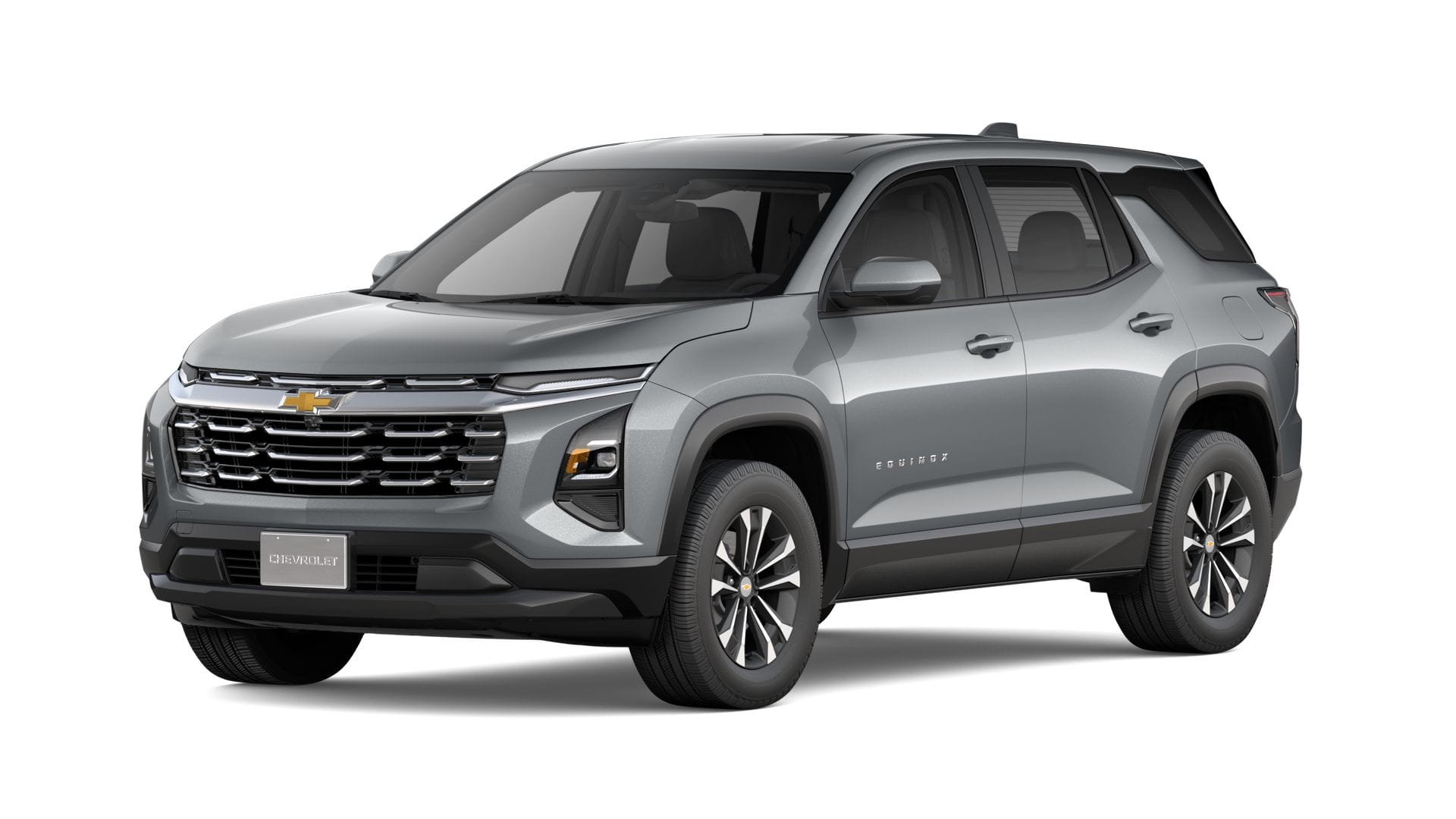 2027 Chevrolet Equinox AWD LT in Sterling Gray Metallic — front three-quarter view
